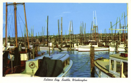 Salmon Bay, Seattle, Washington, USA, 1957. Artist: Unknown