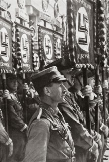SA stormtroopers on parade, Germany, c1929-1931. Artist: Unknown