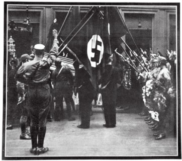 Funeral procession for Horst Wessel in the Juedenstasse, Berlin, 1930 (1938). Artist: Unknown