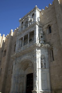 The Renaissance Porta Especiosa on the north facade of the Old Cathedral of Coimbra, Portugal, 2009. Artist: Samuel Magal