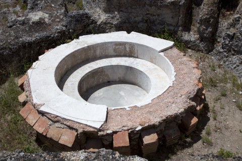 The laconicum of the wall baths, Conimbriga, Portugal, 2009. Artist: Samuel Magal