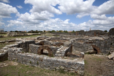 The private baths of the Cantaber's House, Conimbriga, Portugal, 2009. Artist: Samuel Magal