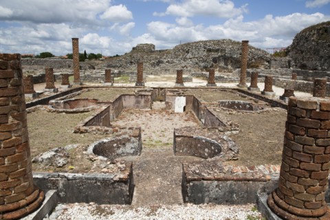 The central peristyle of the Cantaber's House, Conimbriga, Portugal, 2009. Artist: Samuel Magal