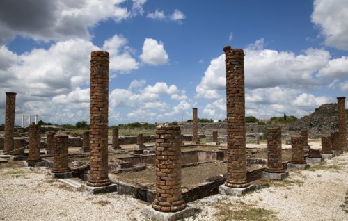 The central peristyle of the Cantaber's House, Conimbriga, Portugal, 2009. Artist: Samuel Magal