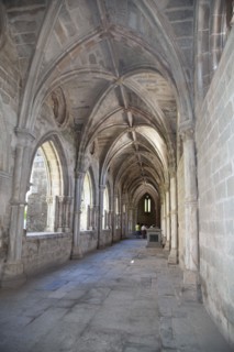 A hall with gothic vaults in the Cathedral of Evora, Portugal, 2009. Artist: Samuel Magal
