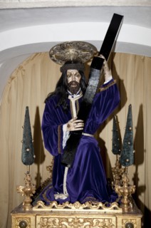 A statue of the Christ, Sao Francisco Church, Evora, Portugal, 2009. Artist: Samuel Magal