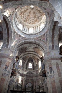 The cupola of the basilica in Mafra National Palace (Palacio de Mafra), Mafra, Portugal, 2009.  Artist: Samuel Magal
