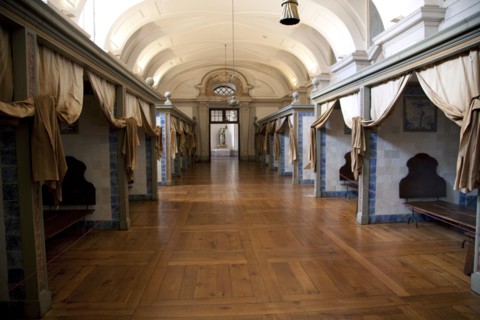 Monks cells in the monastery of Mafra National Place (Palacio de Mafra), Mafra, Portugal, 2009. Artist: Samuel Magal