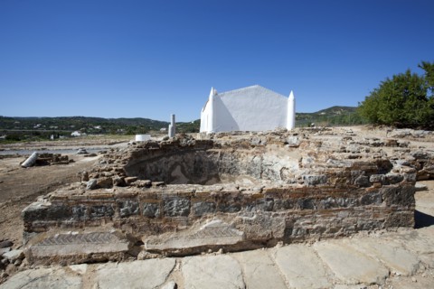 A water tank with mosaics, Milreu, Portugal, 2009. Artist: Samuel Magal