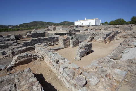 The ruins of a Roman house, Milreu, Portugal, 2009. Artist: Samuel Magal