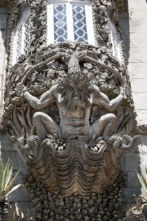 A gargoyle in Pena National Palace, Sintra, Portugal, 2009. Artist: Samuel Magal