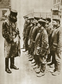 Youthful German prisoners of war, World War I, 1918. Artist: Unknown