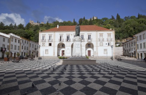 Statue of Gualdim Pais, Tomar, Portugal, 2009. Artist: Samuel Magal