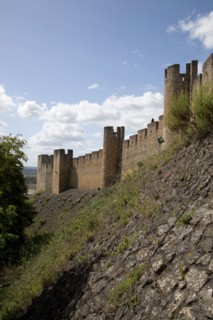 The moat of the castle of the Knights Templar of Tomar, Tomar, Portugal, 2009. Artist: Samuel Magal