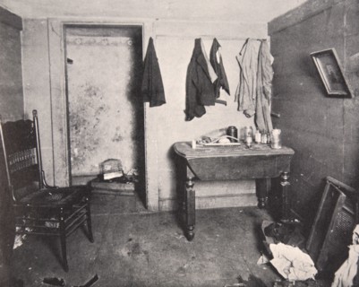 Tenement housing, New York City, USA, 1890s. Artist: Unknown