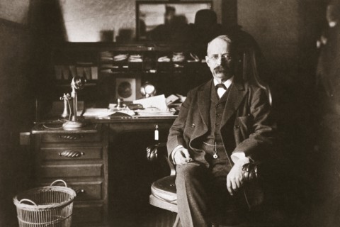 EH Harriman, American railway executive, 1901. Artist: Unknown