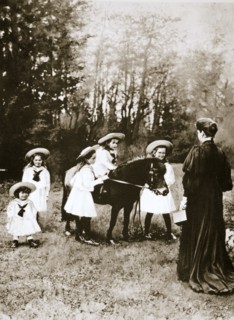 The Russian Imperial family, 1900s. Artist: Unknown