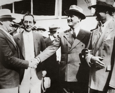 President Roosevelt, returning to Miami, Florida, USA, after a fishing trip, 13 April, 1934. Artist: Unknown