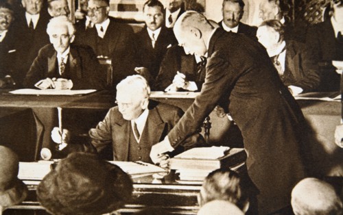 Herbert Hoover, accepting the Republican nomination for the US presidency, 1928. Artist: Unknown