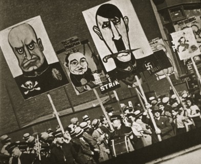 May Day parade, East Fourteenth Street, near Union Square, New York, USA, early 1930s. Artist: Unknown