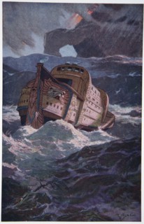 'The Babylonian Deluge', 1915.  Artist: Ernest Wellcousins