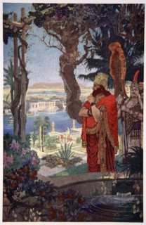 'Nebuchadnezzar in the Hanging Gardens of Babylon', 1915.  Artist: Ernest Wellcousins
