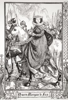 'Queen Morgan le Fay', 1905.  Artist: Dora Curtis