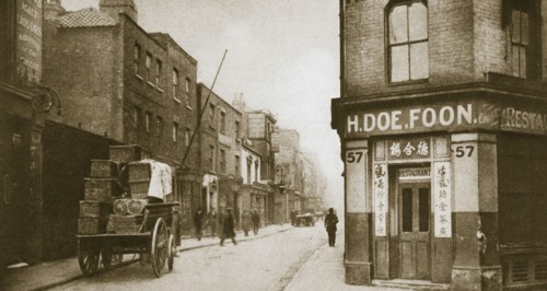 A view of Pennyfields, Chinatown, London, 20th century. Artist: Unknown