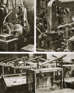 Money making; stamping and milling the disks and weighing the finished coins, 20th century. Artist: Unknown