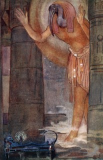 'Thoth and the Chief Magician', 1925. Artist: Evelyn Paul