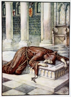 'The Death of Sir Lancelot', 1911. Artist: Unknown
