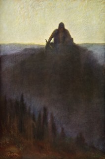 'Wotan Waits in Valhalla for the End with his Broken Spear', 1906. Artist: Unknown