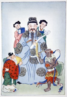 Wen Ch'ang, K'eui-Hsing and Chu I, 1922. Artist: Unknown