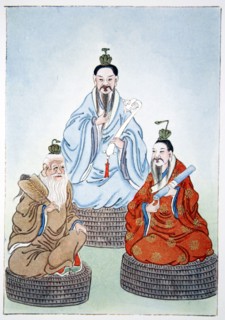 The Taoist Triad, 1922. Artist: Unknown