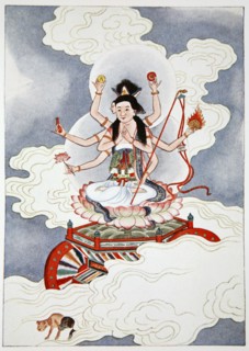 Tou Mu, Goddess of the North Star, 1922. Artist: Unknown