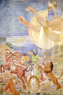 'Tiglath-Pileser I directed by Ninib', 1916.  Artist: Evelyn Paul
