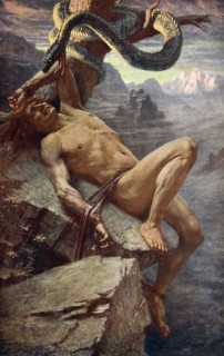 'Punishment of Loke', 1890.  Artist: James Doyle Penrose