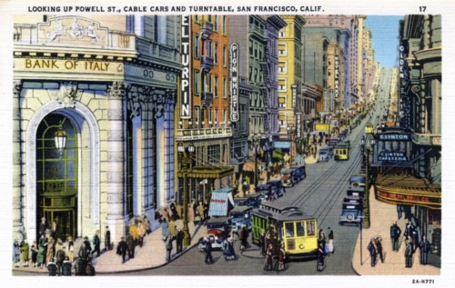 Powell Street, San Francisco, California, USA, 1932. Artist: Unknown