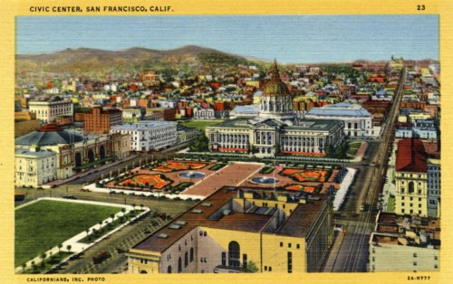 Civic Center, San Francisco, California, USA, 1932. Artist: Unknown