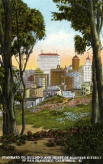 Standard Oil Building and heart of the business district, San Francisco, California, USA, 1926. Artist: Unknown