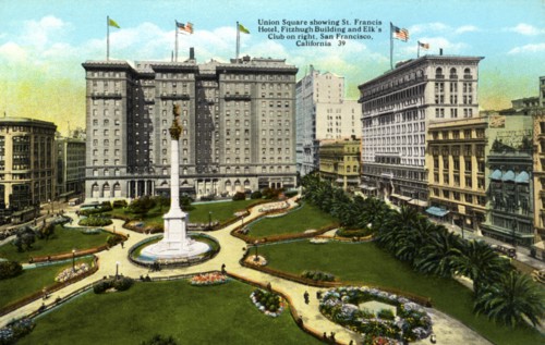 Union Square, San Francisco, California, USA, 1926. Artist: Unknown