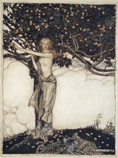 'Freia, the fair one', 1910. Artist: Arthur Rackham