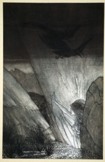 'Erda bids thee beware', 1910.  Artist: Arthur Rackham