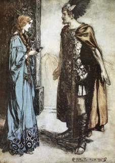 Illustration from Siegfried and the Twilight of the Gods, 1924.  Artist: Arthur Rackham