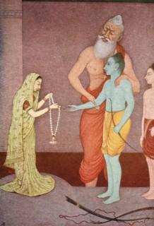 Rama's Marriage, 1913.  Artist: K Venkatappa