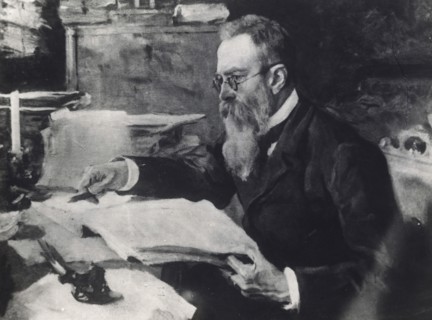 Nikolai Rimsky-Korsakov, Russian composer, c1898. Artist: Unknown
