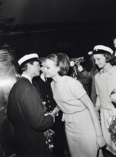 Crown Prince Carl Gustaf of Sweden congratulated by his friends for passing his A levels, 1966. Artist: Unknown