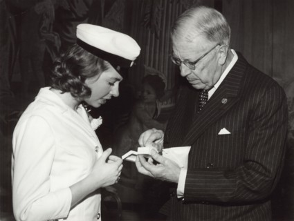 Princess Christina of Sweden celebrates passing her A-levels, 1963. Artist: Unknown