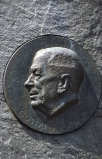 King Gustaf VI Adolf of Sweden, 1973. Artist: Per Eliasson
