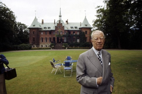 King Gustaf VI Adolf of Sweden at his summer residence, Sofiero Castle, Scania, 1972. Artist: Unknown
